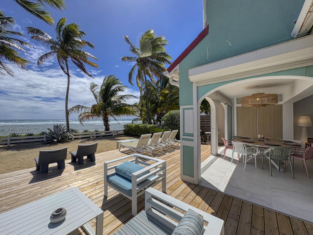 42.Location villa pied dans l'eau Saint François Guadeloupe_Plage des Raisins Clairs